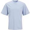 JACK & JONES JACK&JONES JJEBRADLEY - Maglietta a Maniche Corte, con Scollo Rotondo, Blu Chambray., XXL