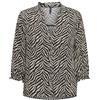 ONLY Onlnova Life Vis 3/4 Rina Top, Nero, M