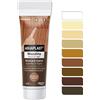 AGUAPLAST Stucco per Legno Colorato Pronto all'Uso - Aguaplast Woodlite Fibrorinforzato - Riempitivo per Buchi e Crepe su Mobili, Infissi e Parquet - Verniciabile Senza Fondo - Colore Mogano chiaro 125ml
