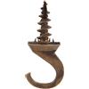 Hillman The Hillman Group 122414 Antique Brass DRILLER Hook ceiling Hanger, 1-pack