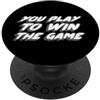 Watch TV Movies & Books on Radio Compute Si gioca per vincere la partita | Sport Calcio PopSockets PopGrip Adesivo
