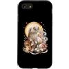Catholiccore Catholic Core Aesthetic Got Custodia per iPhone SE (2020) / 7/8 Ferret Coquette Catholic Sacred Vintage Kitsch Cuore Croce