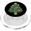 candy tree candy cane ornaments lollipop Albero di Natale Candy con stella PopSockets PopGrip per MagSafe