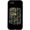 American Flag Camo Patriotic Military Gr Custodia per iPhone SE (2020) / 7/8 Bandiera USA Tattica Camouflage Bandiera Americana Camo Patriottica