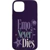 Emo Never Was a Phase Custodia per iPhone 15 Plus Pastel Gothic Emo Never Dies Rose Citazione Mood