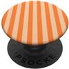 Elegant Geometric Vertical Lines Pattern Simpatiche linee verticali estetiche a righe arancioni e pesca PopSockets PopGrip Adesivo