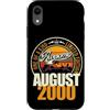 Jahrgang 2000 26. Geburtstag Awesome Custodia per iPhone XR Grande da agosto 2000 26° compleanno frase 26 anni