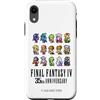 SQUARE ENIX Custodia per iPhone XR FINAL FANTASY Anniversary Collection FFIV Pixel Characters