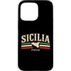 Sicily Italy Heritage Gifts Custodia per iPhone 15 Pro Max Sicilia, Italia, Italia, Sicilia, Vintage, Design