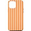 Elegant Geometric Vertical Lines Pattern Custodia per iPhone 12 Pro Max Simpatiche linee verticali estetiche a righe arancioni e pesca