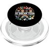 TK Teacher First Day Playful Retro Rodeo TK Teacher TK Dream Team Fun Womans primo giorno di classe PopSockets PopGrip per MagSafe