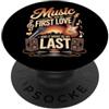 MusicaMotive - Merch für Musiker und Mus La musica era primo amore musica chitarra elettrica amore musicale PopSockets PopGrip Adesivo