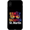St Martin Island Beach Vacation Custodia per iPhone XS Max St Martin Vacanze in famiglia Isola tropicale Spiaggia Tramonto
