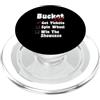 Bucket List Get Tickets Win Game Show Lu Elenco dei secchi Ottieni biglietti Vinci Game Show Lucky Contestants PopSockets PopGrip per MagSafe
