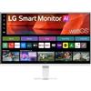 LG Monitor Smart All-in-One 27U511SB-W.AEU | Serie U5 (2026) | 27 Pollici | Monitor IPS 16:9 |120Hz | 5ms (GtG) | FHD 1920x1080 | sRGB 99% | WebOs con App Streaming utilizzabili senza PC