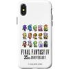 SQUARE ENIX Custodia per iPhone X/XS FINAL FANTASY Anniversary Collection FFIV Pixel Characters
