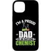 Chemist Dad Lab Scientist Proud Father C Custodia per iPhone 13 Orgoglioso papà di un fantastico scienziato di laboratorio chimico