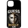 Guess Who I Really Am Hidden Identity Gr Custodia per iPhone 15 Plus Maglietta estetica scura vintage con maschera Guess Who I Really Am