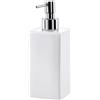 Lineabeta Dispenser sapone squadrato Saon bianco 400 ml