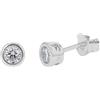 TOM TAILOR - Orecchini da Donna in Argento 925 - con Zircone - Orecchino a Perno a Cerchio - TT-E0022