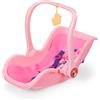 MGA Zapf Creation GmbH Doll Baby Carrier Seat Pink with Belt, Handle & Mobile, for 36-43cm dolls, suita