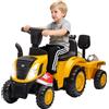 Altro Camion Giocattolo per Bambini 12-36 Mesi con Pala e Rimorchio, in PP e Metallo,