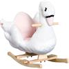 Altro Cavallo a Dondolo a Forma di Cigno con Musica, Cavalluccio a Dondolo con Struttu