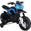 Altro Moto Elettrica per Bambini da 6V con Rotelle e Fari, in PP e Metallo, 105x52.3x6
