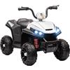 Altro Quad Elettrico per Bambini 12V con 2 Motori, Sospensioni, Fari LED, MP3, 37-60 M