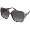 Jimmy Choo Cloe/S KB7/9O | Occhiali da Sole Graduati o Non Graduati | Plastica | Quadrati, Oversize | Grigio | Adrialenti