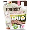 Flair Pet Lettiera per Gatti di Soia in Pellet Agglomerante Rosapesca 10Lt