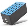 MENDUNER Stazione Di Ricarica Usb Multipla, Caricatore Multiplo, Stazione di Ricarica Hub USB 5V 20A 100W 20 Porte con Ventola di Raffreddamento da 50 Gradi per Tablet Telefono (Spina