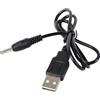 Hapivida Cavo di alimentazione da USB a CC, Flashlight DC3.0 Cavo Dati USB con tappi da 3,5 V 3,7 V Filo di ricarica 500MA per torce/gadget elettronici di torcia/proiettore