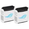 ASUS ROG RAPTURE GT6 Router Gaming WiFi6, Per Modem Operatore e ONT, Bianco