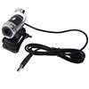 Goshyda Webcam USB 2.0 con MIC, webcam da 12 pixel con webcam Web Clip Clip HD 360 ° con supporto rotante Microfono incorporato per PC(scheggia)