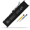 K KYUER 65Wh BTY-M57 4ICP6/35/140 Batteria per MSI GP66 GP76 Leopard Gaming