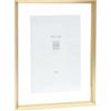Deknudt Frames - Cornice portafoto - tra due bicchieri - bordo dorato - alluminio - per formato fino a 40 x 50 cm - S028A1 - da appendere