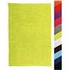 MSV - Tappetino da bagno in microfibra di ciniglia - Pelo lungo, antiscivolo - Comodo anello per appenderlo - Comfort e igiene ottimizzati - Verde chiaro - Tappetino singolo - 40x60 cm
