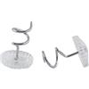 Cikonielf 30/50pcs Spilli fissi per tappezzeria Spilli a torsione Lenzuolo Clip Teste trasparenti Fodere di fissaggio Fodere per divano(30pcs)