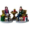 LEMAX Set 3 Pezzi Christmas Shopping Break in Resina H5.1 x 12.4 x 5.3 cm