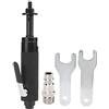 BowyTrading KP 624N Lucidatrice pneumatica, smerigliatrice lucidatrice ad aria con presa d'aria da 14 pollici, velocità 4000 giri/min, smerigliatrice ad aria con manico dritto per incisione di mobili in legno