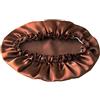 Lsharon, fascia da notte in 100% seta di gelso Chocolate