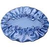 Lsharon, fascia da notte in 100% seta di gelso Blue