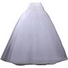 ERHTGUO Sottogonna in tulle bianco for abito a trapezio a 4 strati senza cerchi, accessori da sposa, sottogonna lunga
