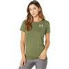 Under Armour Women's New Freedom Flag T-Shirt , Marine Od Green (390)/Desert Sand , Small