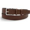 Navigare Cintura Uomo in Cuoio Vegetale Toscano Made in Italy, Elegante con Fibbia Satinata ad Ardiglione e Finiture di Pregio