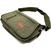 Borsa in tela verde da caccia