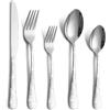 Set Di Posate in Acciaio Inox per 4 Persone, Con Coltello, Forchetta, Cucchiaio,