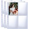 WITHYU 40 Pack 320 Tasche A4 Foto Maniche per Raccoglitore ad Anelli A4, Guaine Traspar