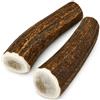 Kira & Gara Corno di Cervo Naturale per Cani | Masticatore Dentale Duraturo | Origine Naturale, Senza Additivi | Kira&Gara® (L - 101-150g, 2pz)